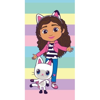 Jerry Fabrics Osuška Gábinin kúzelný domček Colors 70 140 cm