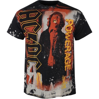 Liquid blue мъжка тениска ac/dc - high voltage havok - liquid blue - 31304