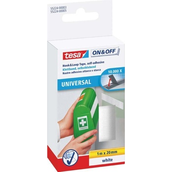 Tesa Suchý zips čierny 20 mm x 1 m