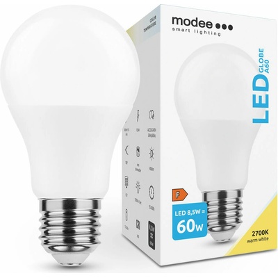 Modee Smart Lighting LED Globe žiarovka A60 8,5W E27 806 lm, teplá biela ML-G2700K8,5WE27