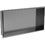 Mexen X-Wall-NR нишова лавица без фланец 60 x 30 см, четка сива боя - 19E1603010 (19E1603010)