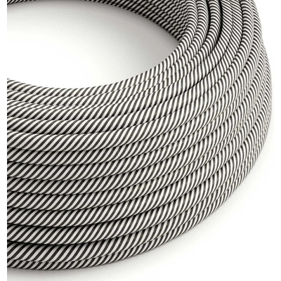 Creative Cables EMR37 2x0,75mm² bílá a břidlicová 1 m