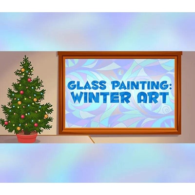 Glass Painting: Winter Art
