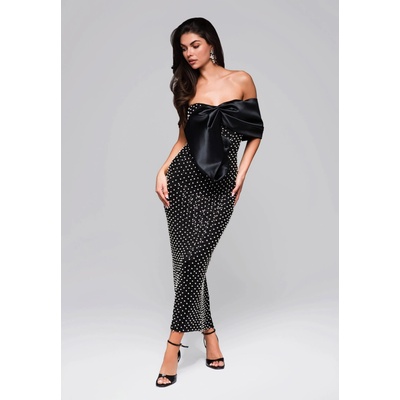 Edoti Evening dress LA-OM-DL čierna