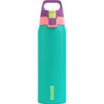 SIGG - Insulated drinking bottle - Thermos bottle Shield Therm One Multicolor Reef - carbonated drinks - leak-proof - dishwasher safe - BPA-free - 90% recycled stainless steel - turquoise - 0.75L - 6228.20