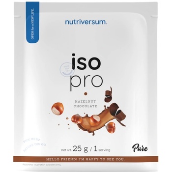 Nutriversum Iso Pro Pure Whey | Isolate with N-Zyme System [25 грама] Шоколад с лешник