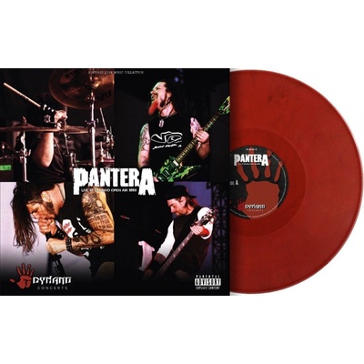 Pantera - Live At Dynamo Open Air 1998 - Limited Coloured Red Vinyl Edition LP