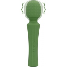 Loveline Powerful Wand Vibrator with Still Handle Green Mumba vibrační masážní hlavice