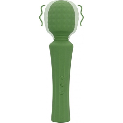 Loveline Powerful Wand Vibrator with Still Handle Green Mumba vibrační masážní hlavice