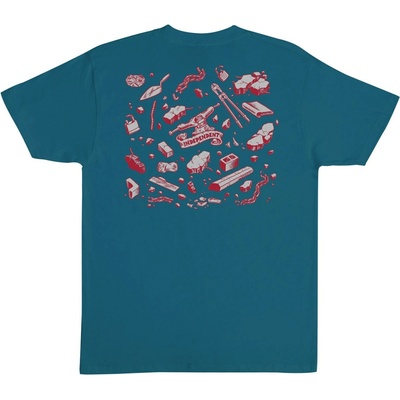 Independent tričko Under The Bridge S/S Heavyweight T-Shirt Galapagos Blue 162000