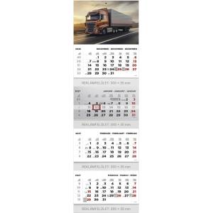 TopTimer Календар за спедитори toptimer t073 с 4 блока, за 4 месеца, „Камион 2027 (t7300-006)