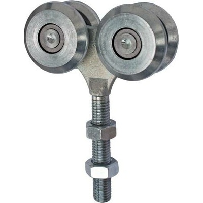 Dvojitá závěsná kladka pro dráhu 33x34mm - zinkovaná