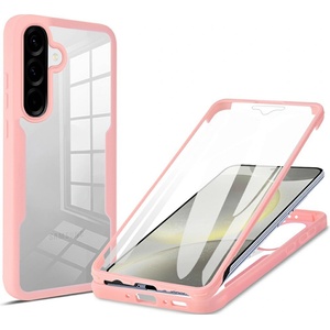 Techsuit Калъф за Samsung Galaxy A37 5G - Techsuit ColorVerse 360 Series + Протектор - Розов