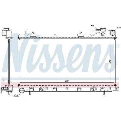 Chladič motoru NISSENS 67705A