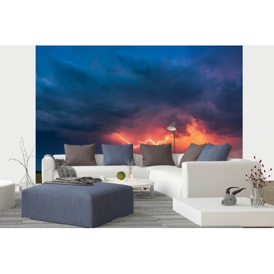 DIMEX ART Самозалепваща се флизелинова фототапета нощна буря 375 x 250 см