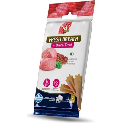 N&D QUINOA Dog Dental Snack Fresh Breath Mini 60 g