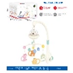 Babyhome Музикална бебешка играчка за легло / Въртяща се мобилна играчка с мечета и животни