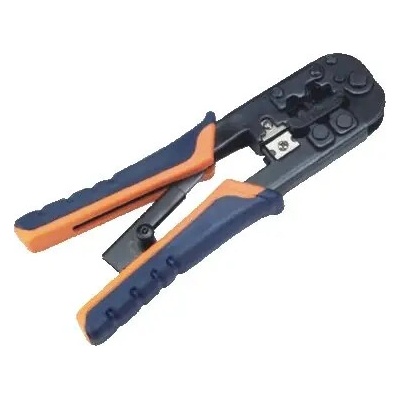 DATACOM Konektorovacie kliešte PROFI NJNDTC1003 / 8P+6P OR/BL račňa / RJ45/12/11 NJNDTC1003