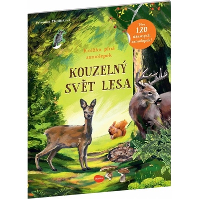 Kúzelný svet lesa kniha samolepiek