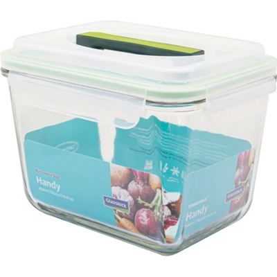 Glasslock Sklenená dóza obdlžníková 20 x 15 x 13,5 cm 2,5 l