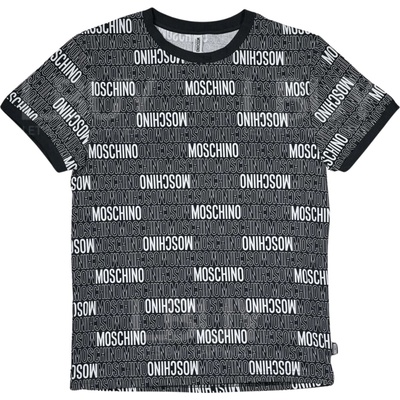 Moschino Underwear Logo Black tričko Černá