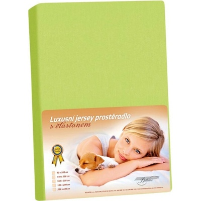 Bellatex prestieradlo Jersey LUX Zelené 200x220