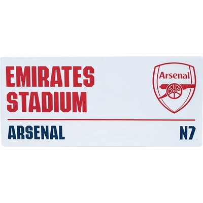 Fan-shop Plechová cedule ARSENAL FC Street bílé