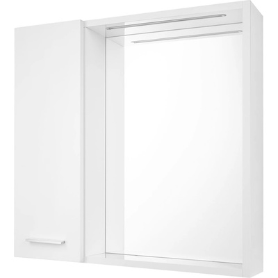 Aqualine Zoje galerka s LED osvětlením 60 x 60 x 14 cm bílá 45021S – Sleviste.cz