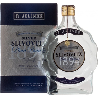 R. Jelínek Silver Slivovitz Kosher 50% 0,7 l (karton)