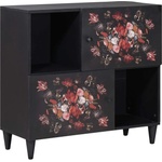 vidaXL Шкафове за съхранение с врата Многоцветен 80 x 33, 5 x 75 см (4018727)