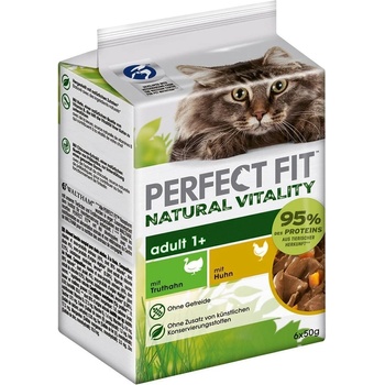 Perfect Fit Natural Vitality Adult 1+ morské ryby a losos 6 x 50 g