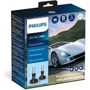 Philips Ultinon Pro9100 HL H3-LED PK22s 12/24V 13,2W 11336U91X2 2 ks