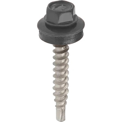 KLIMAS Farmářské šrouby FRS pozinkované lakované 4,8 x 35 mm RAL 7024 20 ks – Sleviste.cz