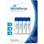 MediaRange Батерии MediaRange Premium Alkaline, AAA/LR03, 4бр