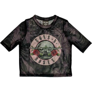 Guns N' Roses Pink Tint Bullet Logo Black L Дамски Риза (GNRMCT142LB03)