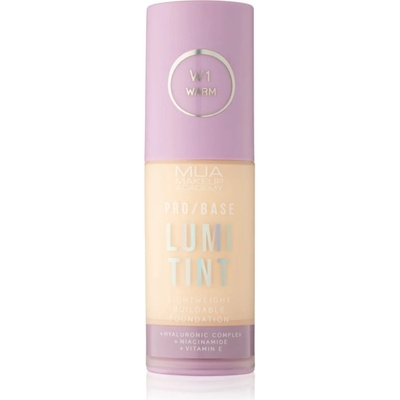 MUA Makeup Academy PRO/BASE Lumi Tint лек фон дьо тен цвят W1 30ml