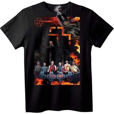 NOONEBRAND Тениска на група Rammstein - 2XL, Black