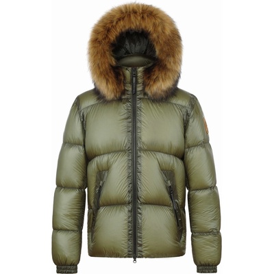 Arctic army Яке ARCTIC ARMY Men's Puffer OG Hooded Long Sleeve Short Puffer Jacket - Khaki