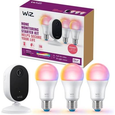 WiZ LED žiarovka Self-Monitoring Starter kit EU 929003317801
