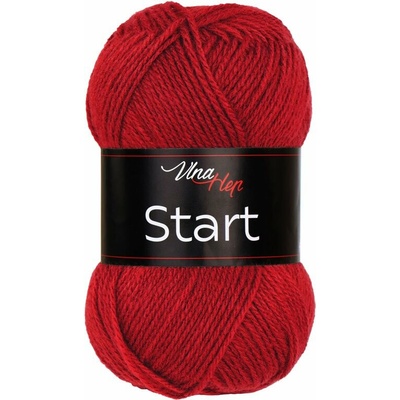 Vlna Hep Start 41158 vínově červená