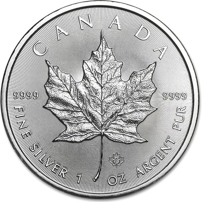 Royal Canadian Mint Strieborná minca Canadian Maple Leaf 2021 1 oz