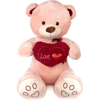 Image 1 of Amek Toys ПЛЮШЕНО ГОЛЯМО МЕЧЕ СЪС СЪРЦЕ 100 СМ БЕЖ/ЕКРЮ