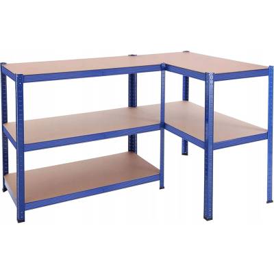 SONGMICS Regál Wera 100x200 cm modrý