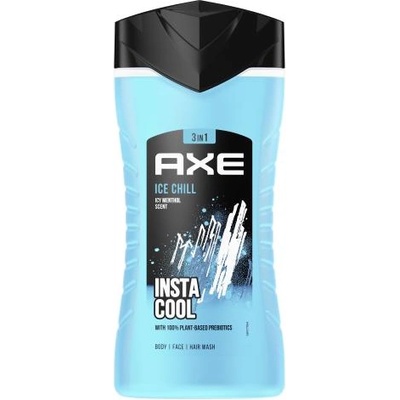 AXE Ice Chill 3in1 душ гел с аромат на лимон и мента 250 ml за мъже