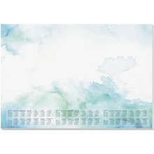 Sigel podložka na stůl 595 x 410 mm tříleté a týdenní kalendárium Watercolor Sea