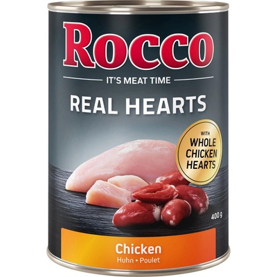 Rocco Real Hearts Adult kuracie s celými kuracími srdcami 6 x 400 g