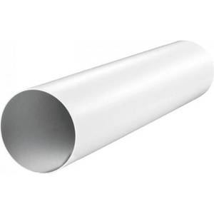 VENTS ВЪЗДУХОВОД vents КРЪГЪЛ ПВЦ ф100х1м 1010 (1010)