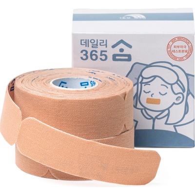 Temtex Tape proti chrápaniu 2,5 × 8 cm 120 ks