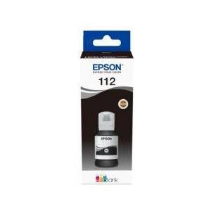 Epson Мастило в бутилка Epson 112 EcoTank Pigment - BLACK, C13T06C14A