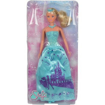 Simba Steffi Princezna třpytivé šaty modrá